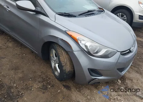 2011 Hyundai Elantra Gls (Ulsan Plant) from USA, damaged, VIN KMHDH4AE2BU122961